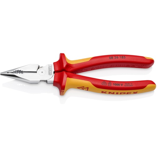 KNIPEX 絶縁ニードルノーズペンチ 185mm 1000V 0826185