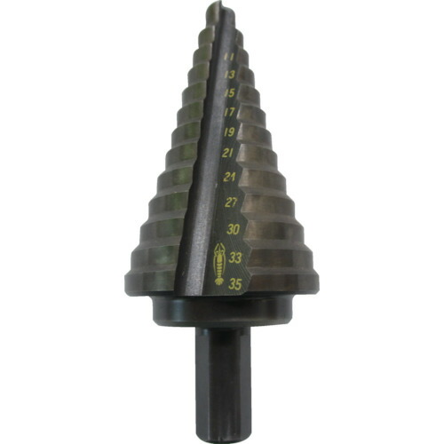 エビ ステージドリル ノンコーティング 13段 軸径10mm 6-35　LB635 7,526円