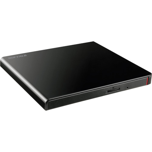 BUFFALO USB2.0対応 ポータブルDVDドライブ 再生／書込ソフト添付 ブラック DVSM-PLS8U2-BKB