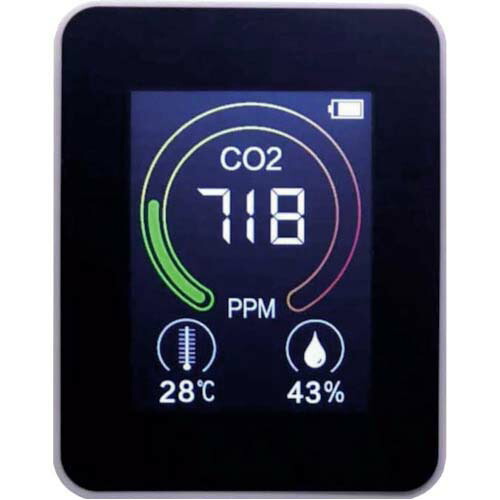 クレセル 二酸化炭素濃度計 CO2R100
