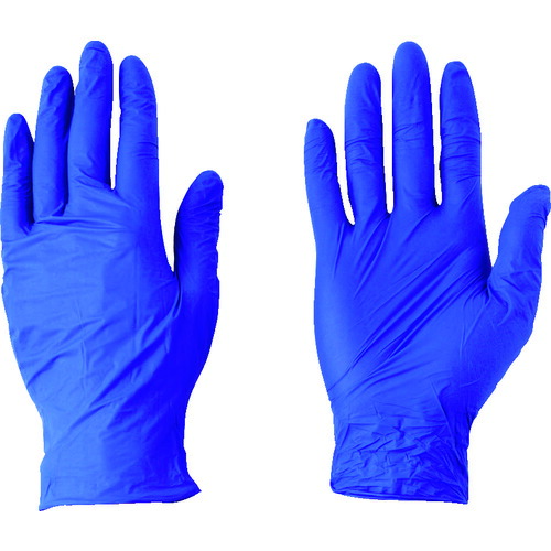 ソフト3種 プロテクガード ダークブルー ニトリルグローブ Mサイズ 100枚