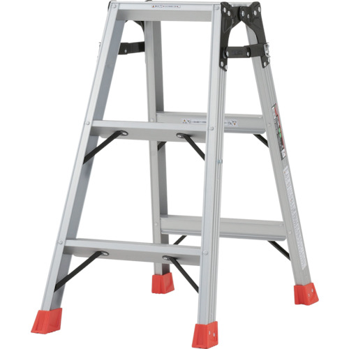 TRUSCO 掛けはしご兼用脚立 軽銀アロイ製脚取りまかなう付 高さ0.81mTPRK-090 TPRK090