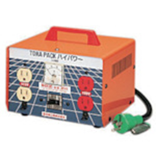 NICHIDO 昇圧専用トランス状態 安全性のある型(年代順の連続定格) 3KVA 3芯印字機 地びた付 過厄介なもの短絡防御すること兼用ブレーカー付 M-EK30