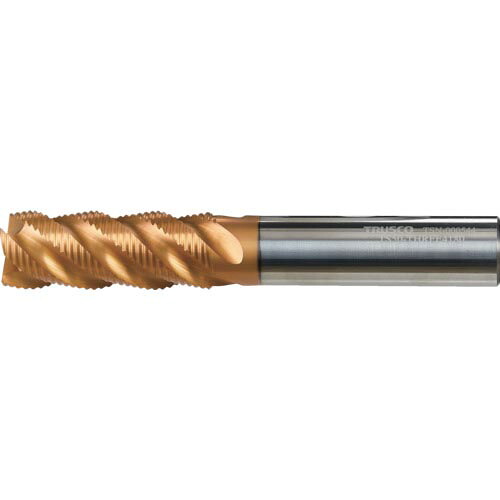 TRUSCO 高能率粗加工用ラフィングエンドミル(ねじれ角45度)18.0 TS50-THRFE4180