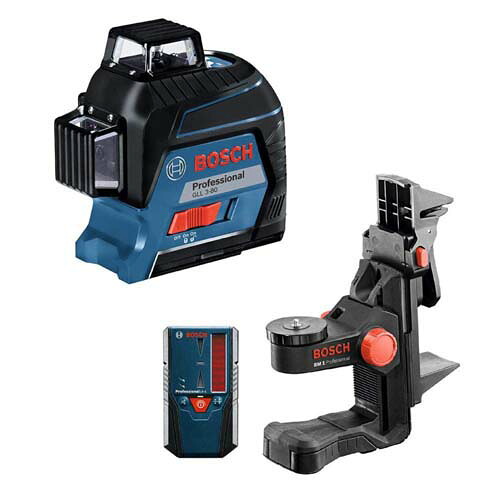 【Bosch（ボッシュ）】 レーザー墨出し器（キャリングケース・受光器付き）GLL3-80NKIT【BoBA】　GLL380NKIT｜Pro Tool Shop