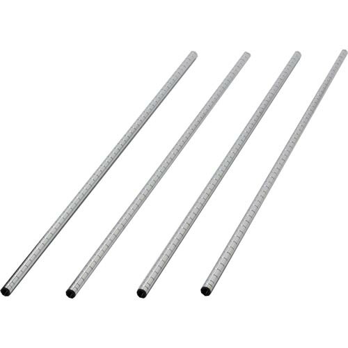 TRUSCO スチール製ワゴン用支柱 ツールワゴン フェニックスワゴン用 H1500用 4本入 PEW-15H-M16SET|Pro Tool Shop