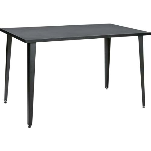 TRUSCO 超軽量アルミデスク ブラック 1200x700x720 ULAD1270BK