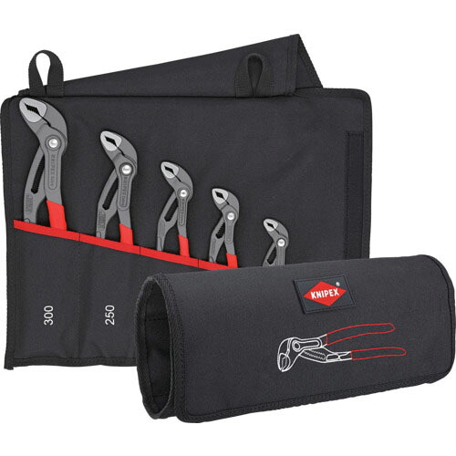 ＫＮＩＰＥＸ　ウォーターポンププライヤー　コブラ５点セット 001955S5｜Pro Tool Shop