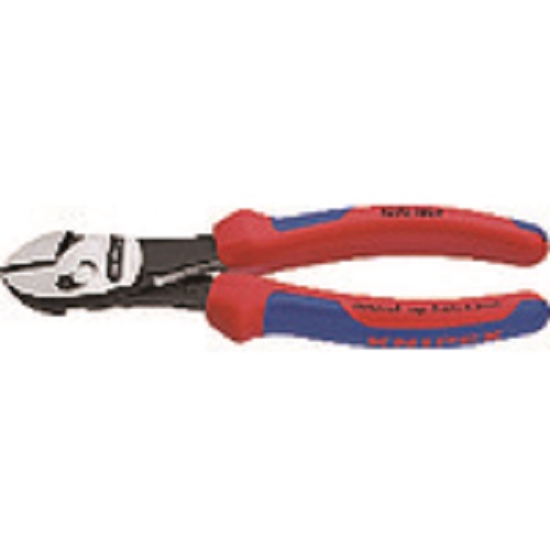 KNIPEX ツインフォースニッパー バネ付 180mm 7372180F
