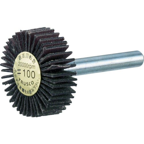 TRUSCO ダイヤ軸付フラップホイール オールダイヤ 50X軸径6 P-DF5020-6A|Pro Tool Shop