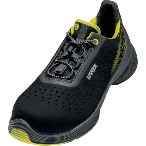 UVEX uvex1 G2 パーフォレーテッド ローシューズ 24cm S1 SRC ブラック/ライム 6843538|Pro Tool Shop