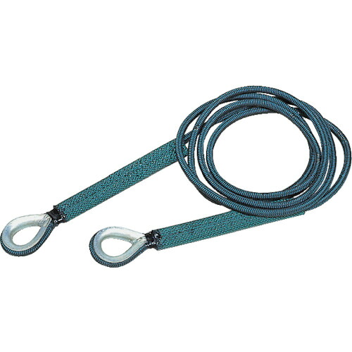 TRUSCO セフティパワーロープ 両端シンブル入 6mmX5m SP-65C