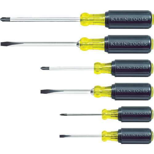KLEIN クッショングリップドライバーセット 6 本組み 85074|Pro Tool Shop