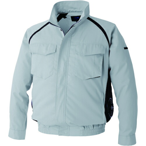 空調服 空調服[[R下]] 長袖ブルゾン ウエアのみ シルバー S KU92400K30S1