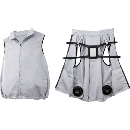 サンコー 極冷プレート+強風ファンで圧倒的に冷える「冷蔵服2」 TKCV23SGY