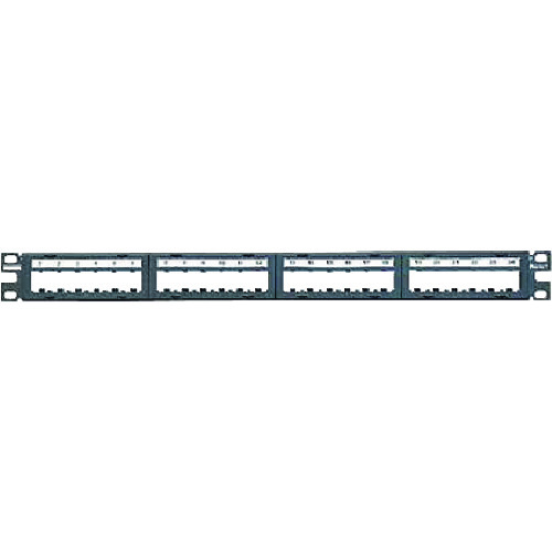 PANDUIT モジュラーパッチパネル枠 6ポートフェースプレートタイプ 24ポート 1U CPPL24M6BLY CPPL24M6BLY