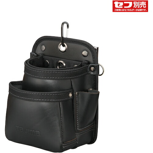 タジマ  着脱式腰袋 K 2段小 ツインフック SFKBK2S2H