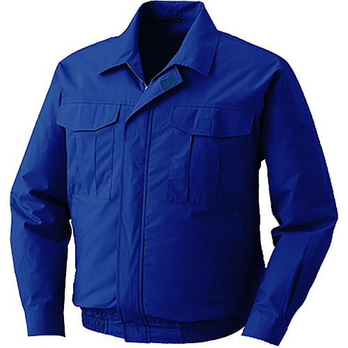 空調服 冷却上着 綿薄手ワーク空調服[[R下]]KU90550 ウエアのみ ダークブルー M KU90550-C14-S2