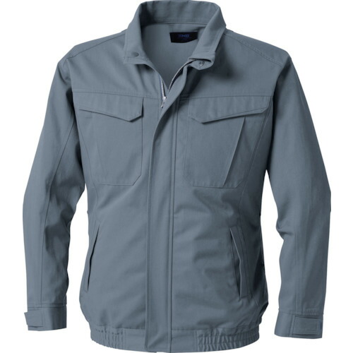 空調服 難燃長袖ブルゾン グレー 5L KU92240K50S7|Pro Tool Shop