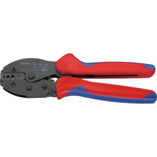 KNIPEX 圧着ペンチ プレシフォース 220mm 9752-50