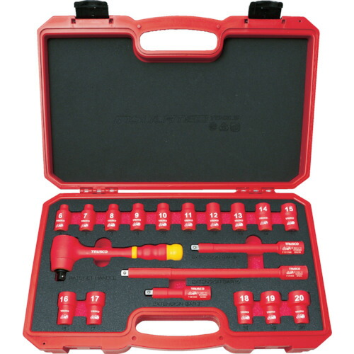 TRUSCO 絶縁ソケットレンチセット(6角タイプ)差込角9.5mm　TZSW319S 44,189円
