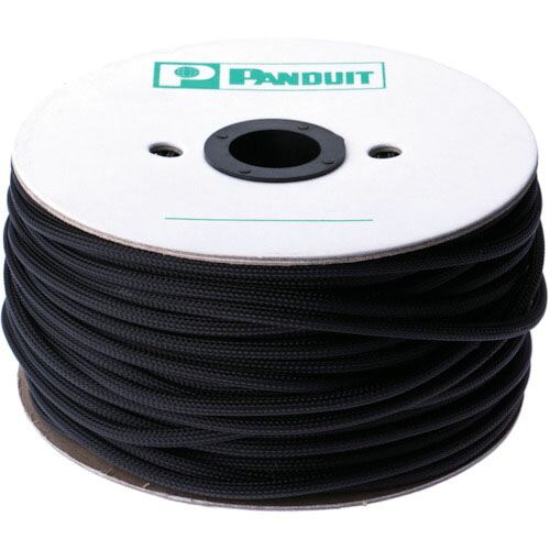 ＰＡＮＤＵＩＴ　スーパーネットチューブ（ほつれ防止タイプ）　黒　外径３１．８ｍｍ　１５．２４ｍ SE125PSC-LR0｜Pro Tool Shop