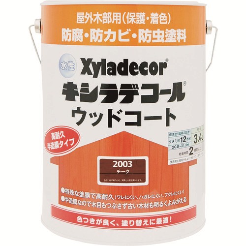KANSAI水性XDウッドコートSチーク3.4L00097670070000
