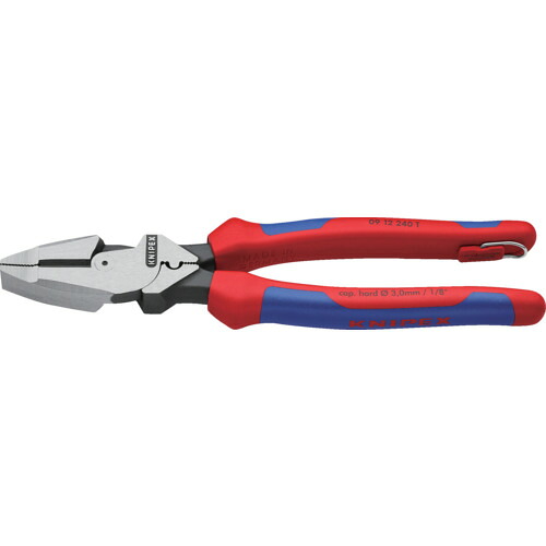 KNIPEX 0912-240(落っこちる押しとどめる物の具付き添い人) 配線工事用豪然たるプライヤー 0912-240T