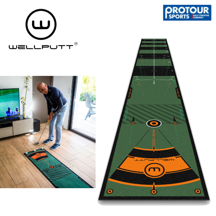 楽天市場】WELLPUTT ウェルパット ゴルフパターマット 3M : プロツアー 