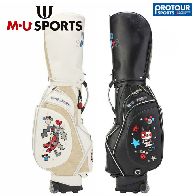 MU SPORTS エム ユー スポーツ キャスター付 キャディバッグ 703P1102 MU SPORTS エム ユー スポーツ キャスター付 キャディバッグ 703P1102