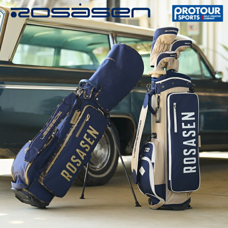ROSASEN - Rosasen ロサーセン ゴルフ 4点セット Rosasen ロサーセン ゴルフ 8.5型 キャディバッグ カートバッグ