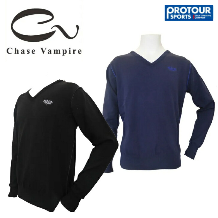 Chase Vampire チェイス バンパイア はみ出し配色 セーター CV20-5105画像