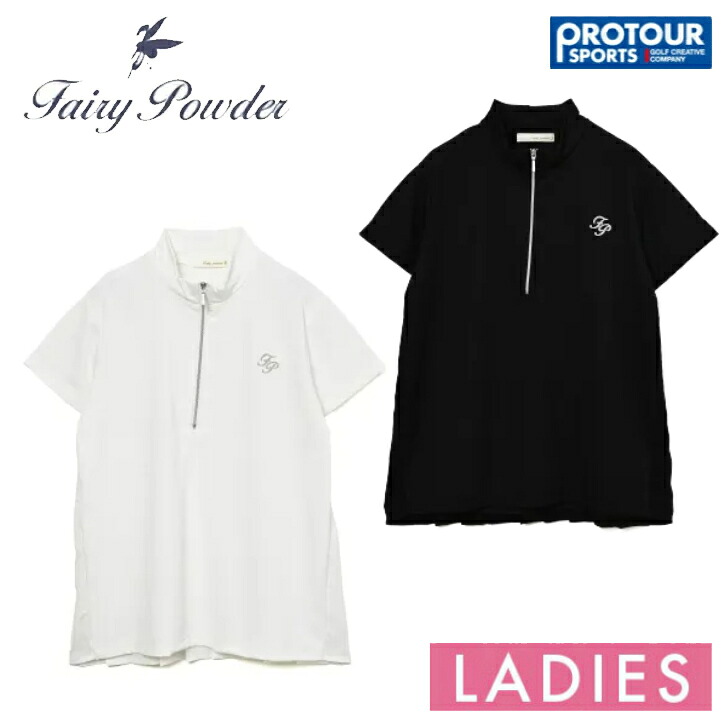 Fairy powder フェアリーパウダー バックプリーツポロシャツ FPL-1100022｜プロツアースポーツ　店