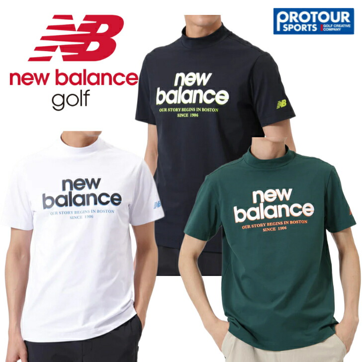 NEW BALANCE ニューバランス 半袖 モックネック プルオーバー (MENS) 012 6166010｜プロツアースポーツ　店 8,140円