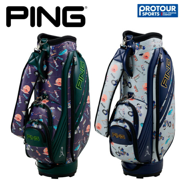 Mr.Ping ◆ ミスターピン ◆ピンゴルフエナメル キャディバッグ ◆ 新品 Mr.Ping ◇ ミスターピン ◇ピンゴルフエナメル キャディバッグ