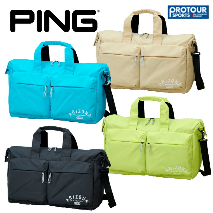 PING ゴルフ ボストンバッグ ブラック 新品 未使用 ゴルフバッグP2202 PING ピン ツアーライト ボストン (GB-P2202) メンズ ゴルフ