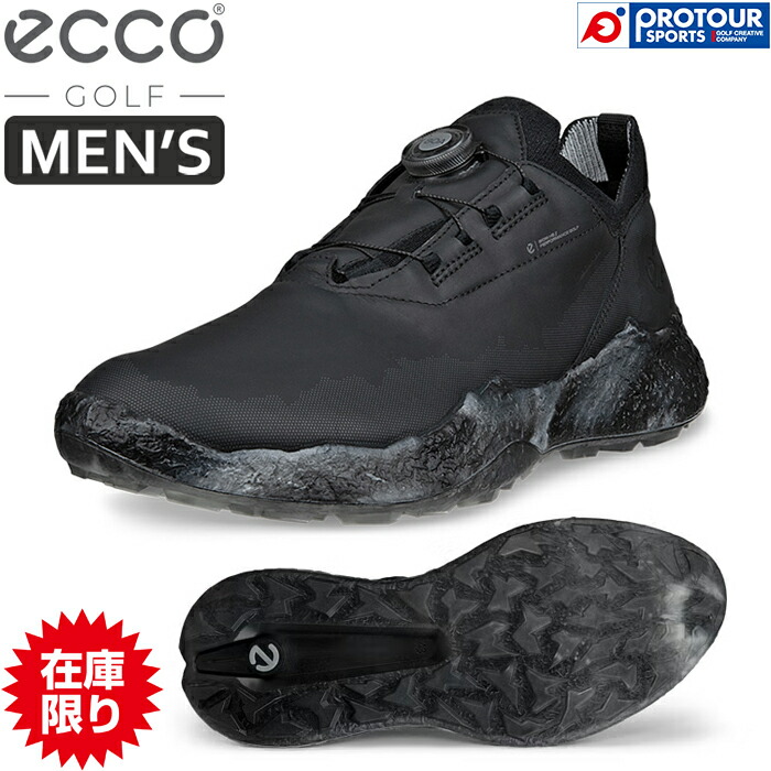ECCO ゴルフシューズ BOAシステム ブラック24.5 楽天市場】新作 エコー ゴルフ メンズ シューズ ボア ブラック