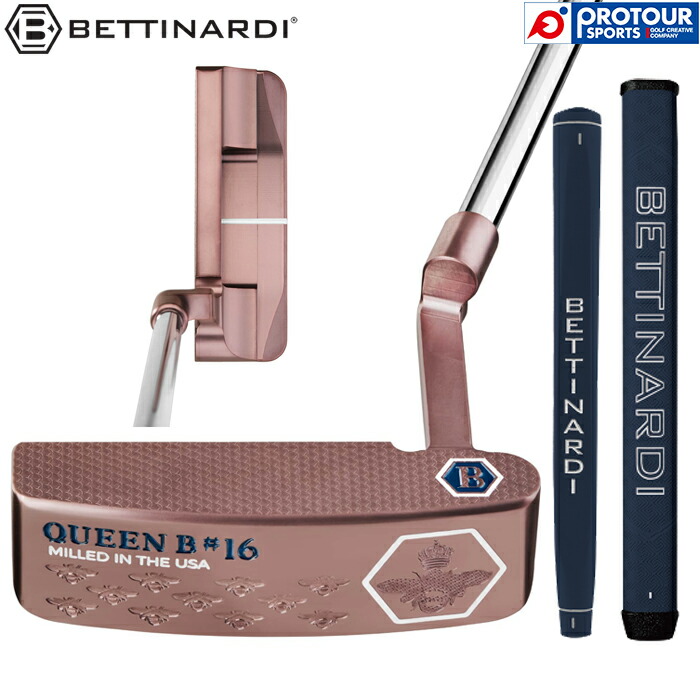 BETTINARDI Queen B QB16 PUTTER / ベティナルディ クイーンビー QB16 プランバー パター 2025年モデル 日本正規品 ヘッドカバー付き 新作 送料無料|プロツアースポーツ 店