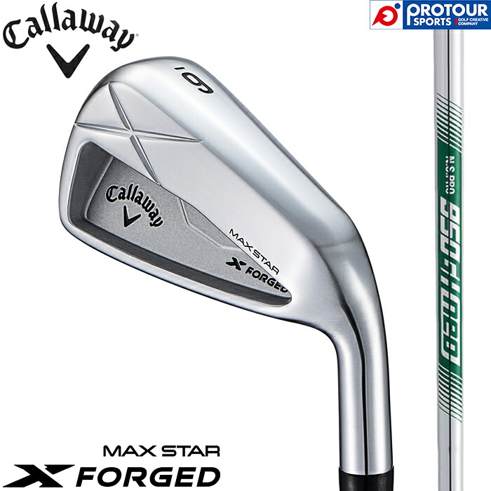 Callaway X FORGED MAX STAR IRON / キャロウェイ エックス フォージド マックス スター アイアン 5本セット(＃6-9,PW) 2025年モデル N.S.PRO 950GH neo (S) スチールシャフト 日本正規品 送料無料 アイアンセット
