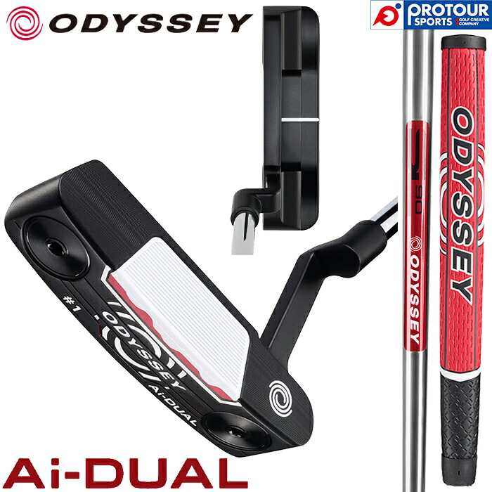 Callaway ODYSSEY Ai-DUAL ＃1 PUTTER / キャロウェイ オデッセイ エーアイ デュアル ＃1 パター 2026年モデル STROKE LAB 90シャフト ヘッドカバー付き ブレード型 CH メンズパター 人気 日本正規品 送料無料 33,605円