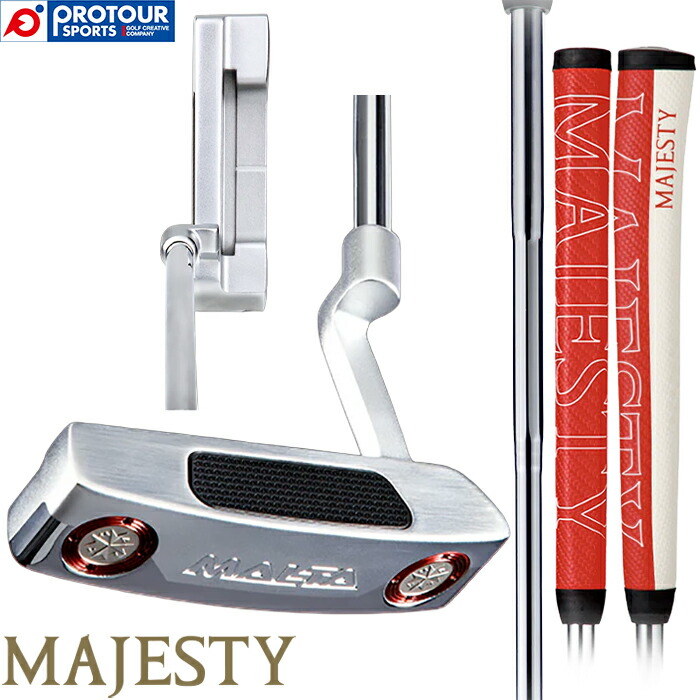MAJESTY MALTA BLADE PUTTER / マジェスティ マルタ ブレード パター 2024年モデル スチールシャフト 34インチ ヘッドカバー付き ブレード型 メンズ レディース 日本正規品 送料無料