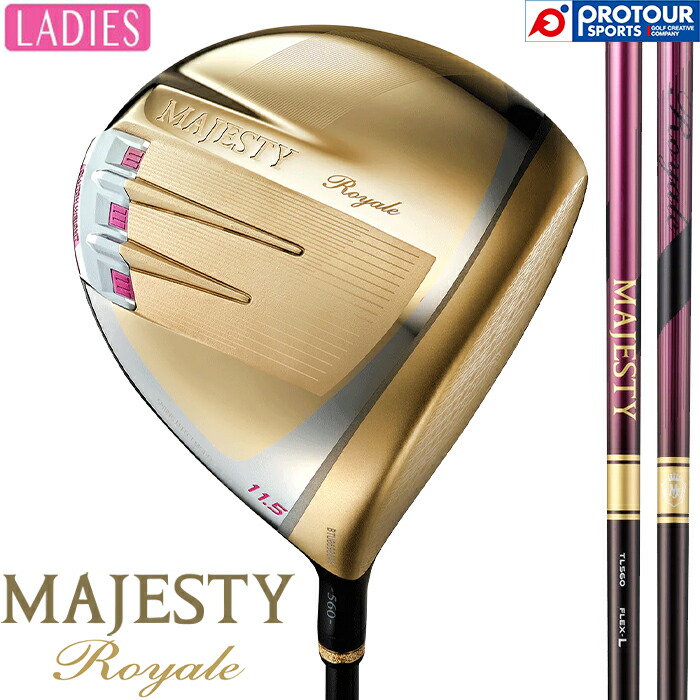 MAJESTY Royale LADIES DRIVER / マジェスティ ロイヤル レディス ドライバー 2025年モデル TL560L ヘッドカバー付き レディースドライバー 日本正規品 送料無料