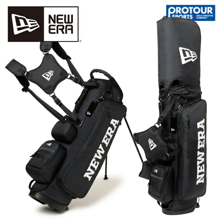 楽天市場】NEW ERA ニューエラ キャディバッグ GOLF STAND CADDIE BAG