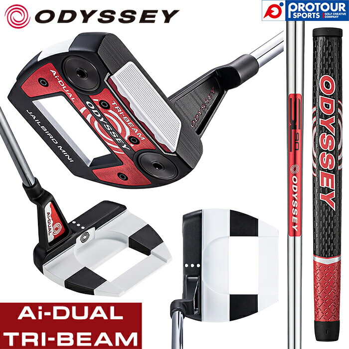 Callaway ODYSSEY Ai-DUAL TRI-BEAM JAILBIRD MINI PUTTER / キャロウェイ オデッセイ エーアイ デュアル トライ ビーム ジェイルバード ミニ パター 2026年モデル STROKE LAB 90 ヘッドカバー付き ネオマレット型 ラケットホーゼル メンズパター 日本正規品 送料無料｜プロツアースポーツ　店