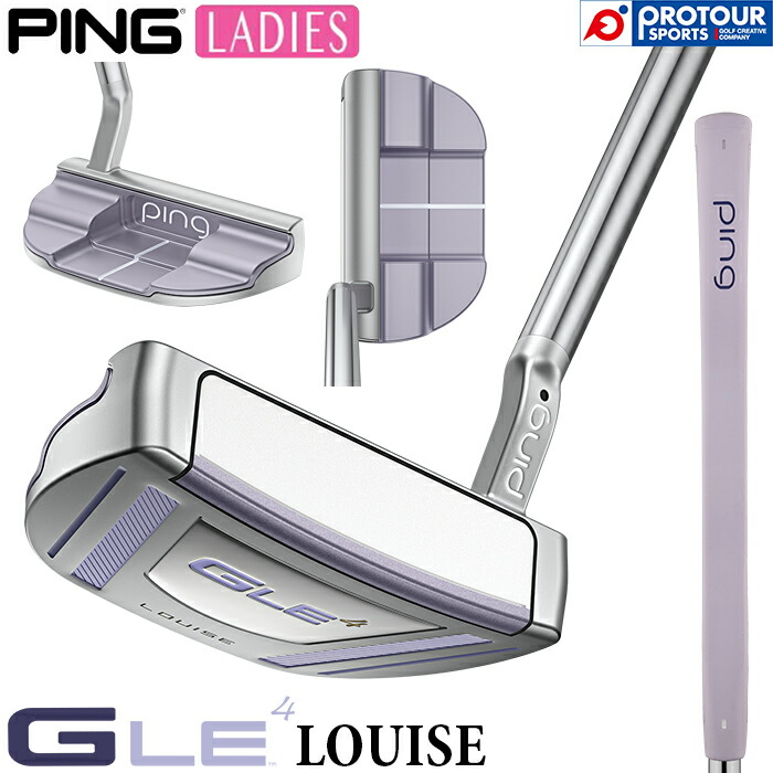PING G LE4 PUTTER LADIES LOUISE / ピン ジー エルイー4 パター レディース ルイーズ 2026年モデル ヘッドカバー付き ミッドマレット型 レディースパター 送料無料 日本正規品