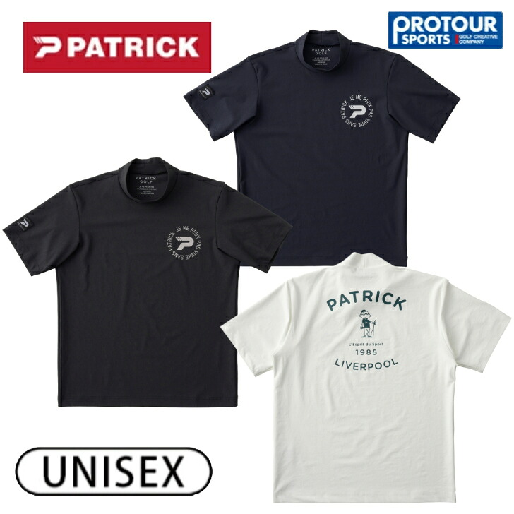 PATRICK パトリック U LP モックネック シャツ　263-110/111/112