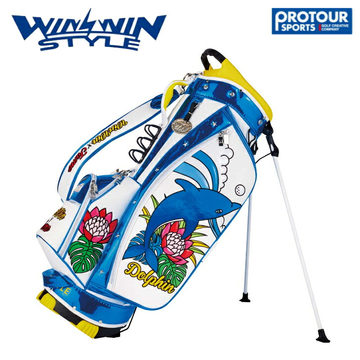 WINWIN★ウィンウィン スタースタッツシルバー キャディバッグ WINWIN☆ウィンウィン スタースタッツシルバー キャディバッグ WINWIN