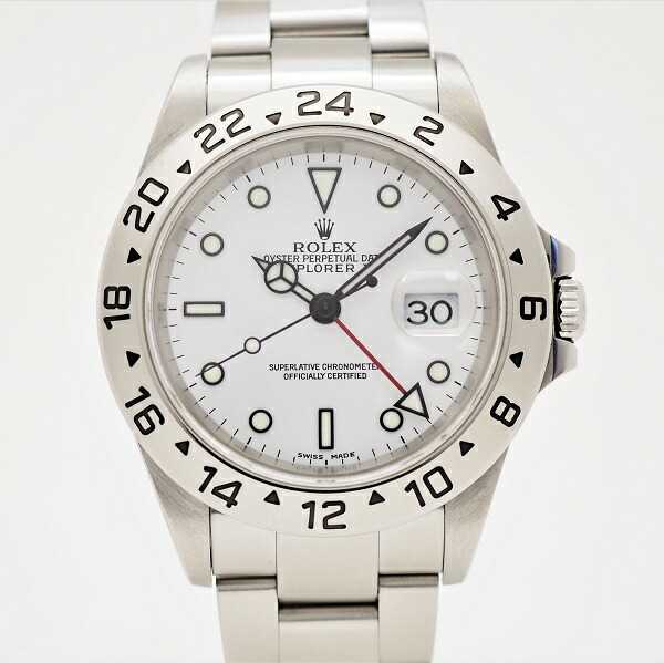 店 Rolex ロレックス エクスプローラー Ii ホワイト K品番 白文字盤 中古 メンズ 時計 Fucoa Cl