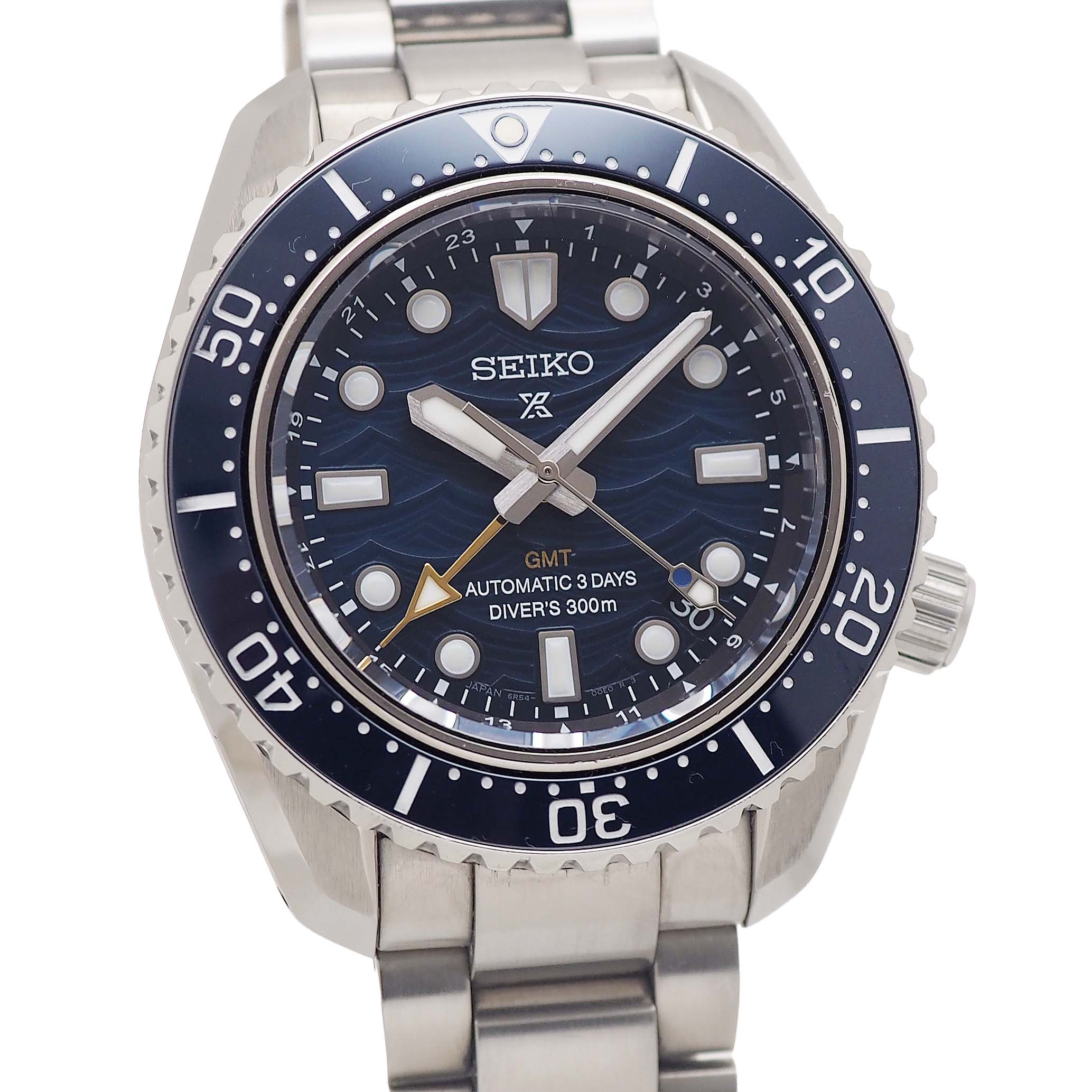 【中古】【箱、御墨付き】 SEIKO (セイコー) ダイバーズ 1968 ヘリテージ GMT セイコーダイバーズウオッチ 60周年不死化制限事項 SBEJ027【貨物輸送、代引っ張ること委員会無料】