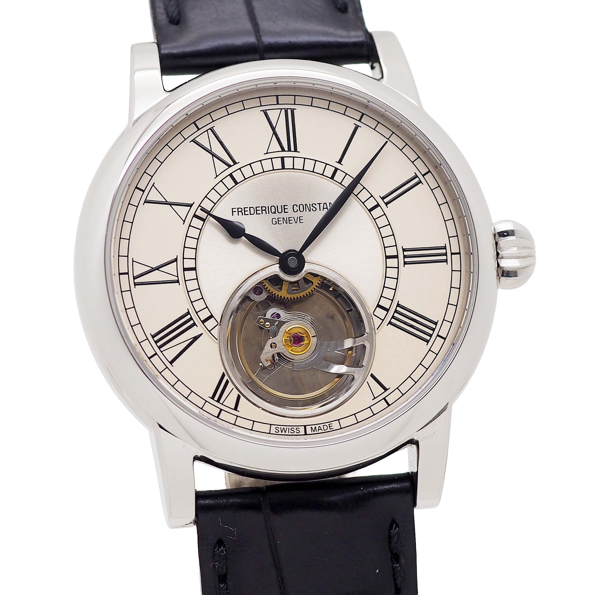 FREDERIQUE CONSTANT (フレデリック コンスタント) クラシック ハートビート マニュファクチュール 930本限定 FC-930EM3H6 メンズ 時計 中古 【送料、代引き手数料無料】|時計専門店 PROUD